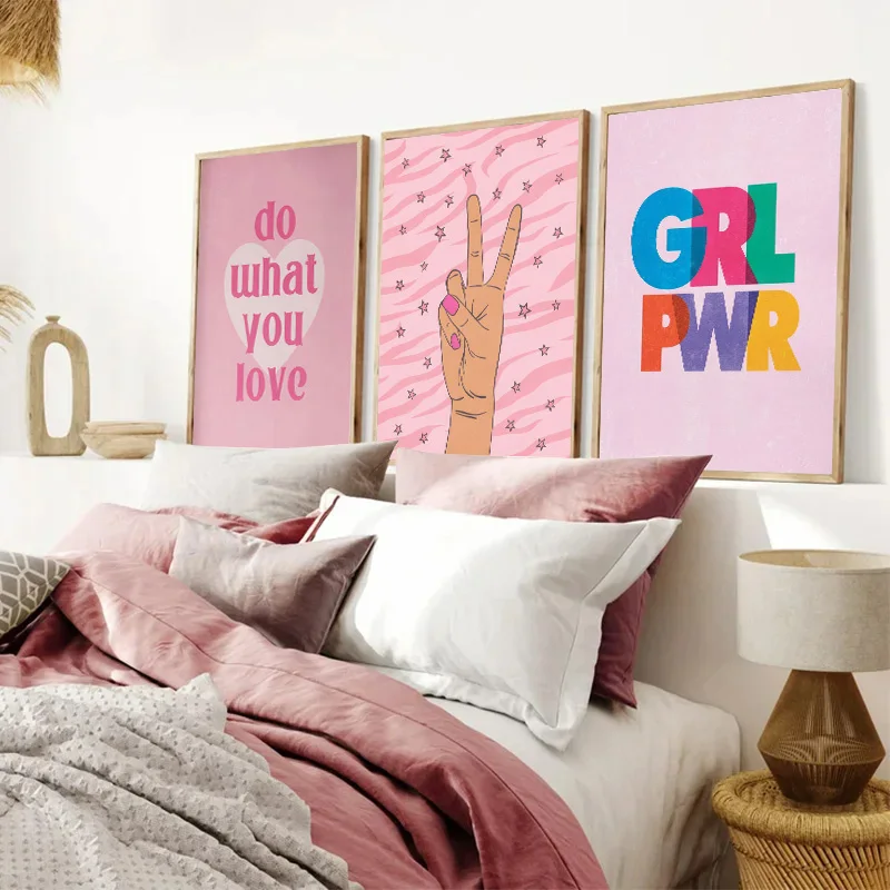 Abstract Pink Lightning Gradie - đánh giá và giá Home Decor Minimal