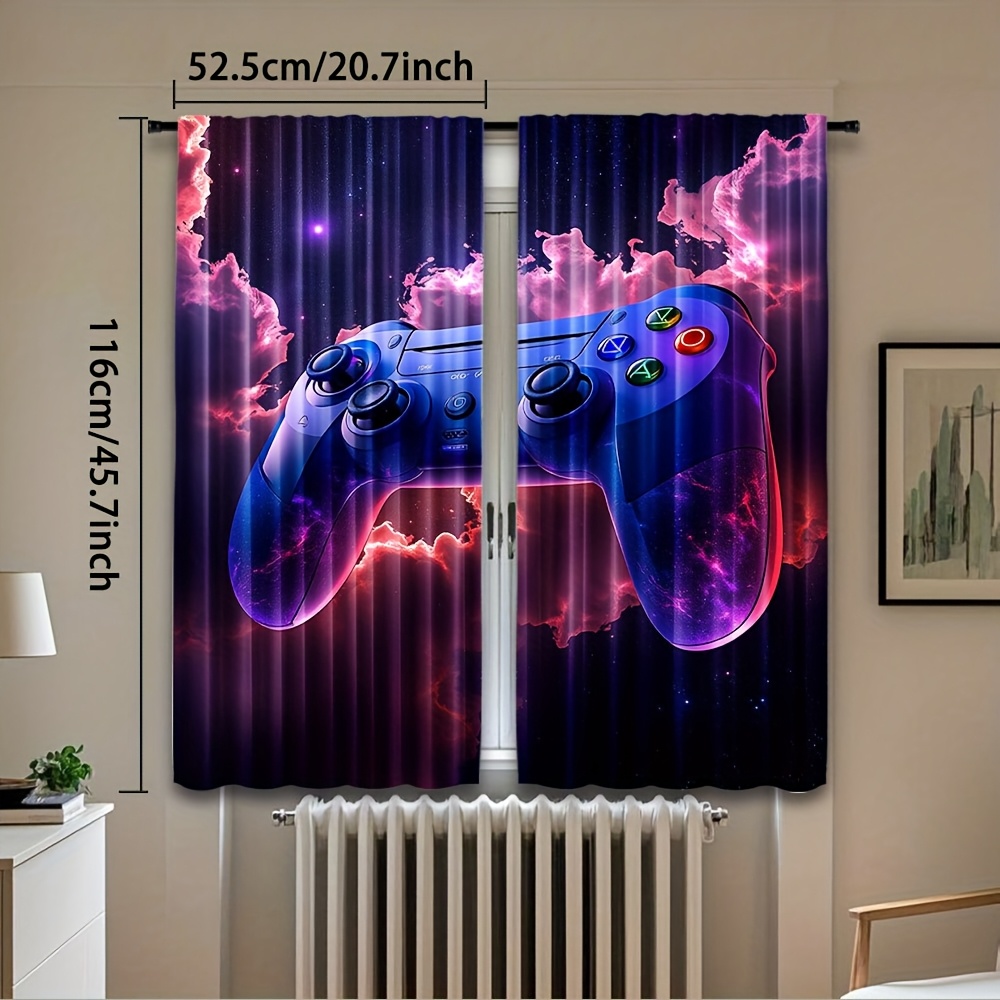 Cyberpunk Gaming Curtain Blue  - đánh giá và giá Home Decor Youtube Videos