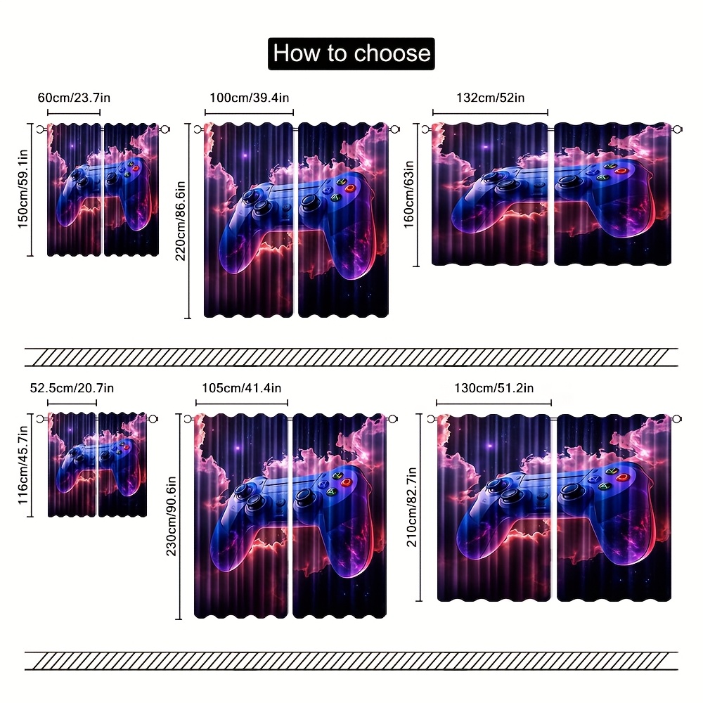 Cyberpunk Gaming Curtain Blue  - đánh giá và giá Home Decor Youtube Videos