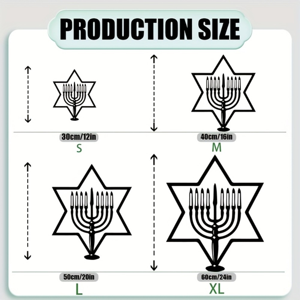 CIFBUY Metal Wall Art Menorah  - đánh giá và giá Home Decor In