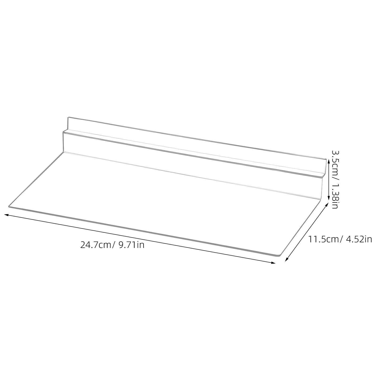 8Pcs Clear Slatwall Shoe Shelf - đánh giá và giá Home Decor Retail Stores