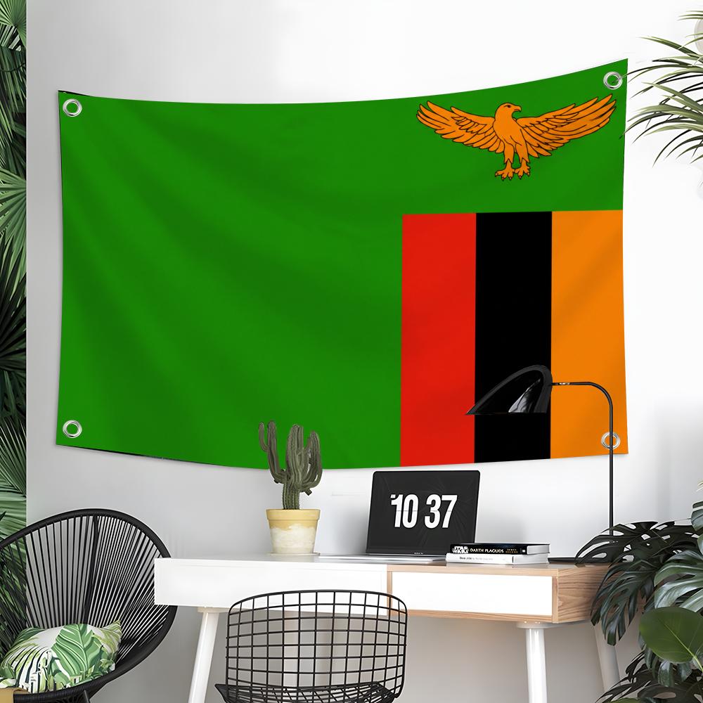 Zambia Flags Custom Wall Hangi - đánh giá và giá Home Decor Zambia