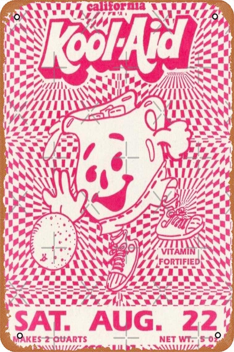 Y2K KOOL AID FLYER Poster Meta - đánh giá và giá X Home Decor
