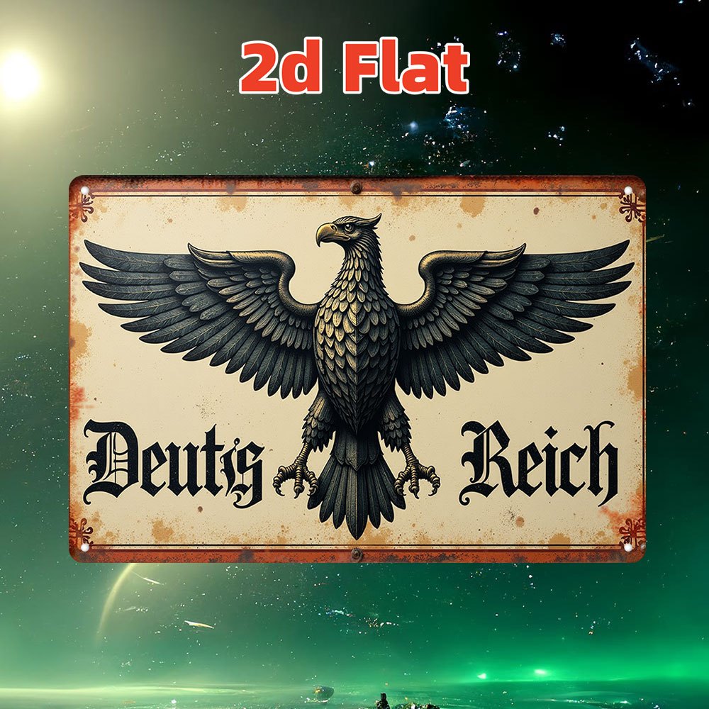Vintage German Eagle Metal Tin - đánh giá và giá Home Decor Trends