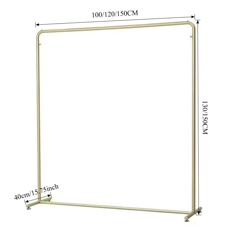 Luxury Gold Clothes Rack Iron  - đánh giá và giá Home Decor Retail Stores