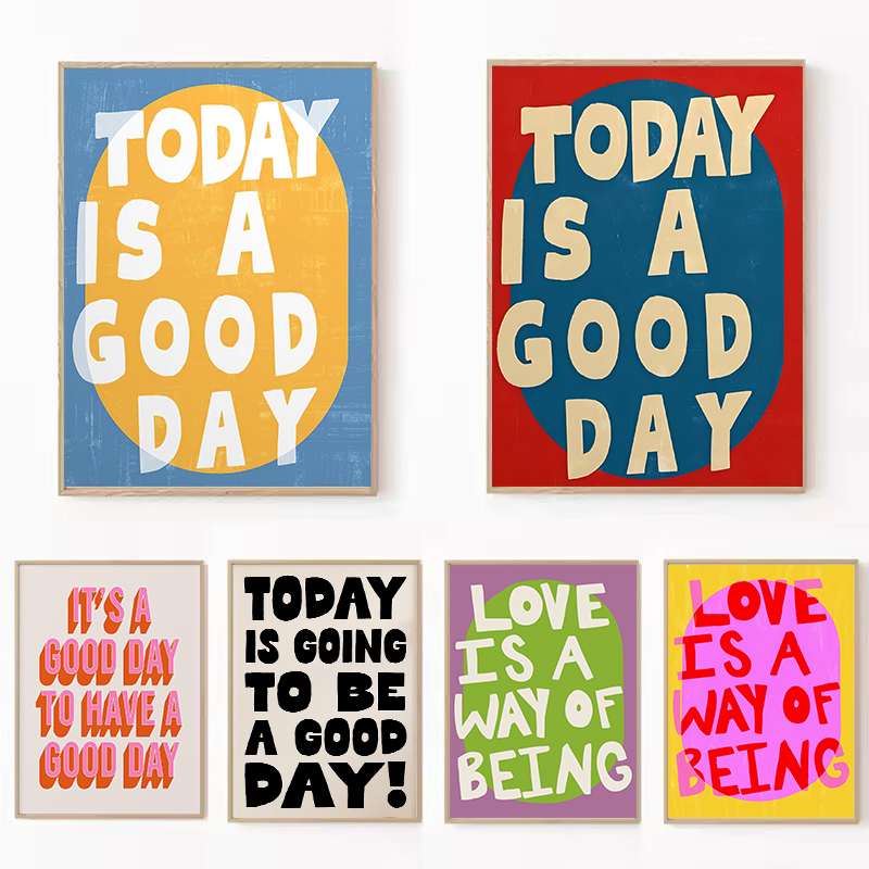 Retro Today Is A Good Day Quot - đánh giá và giá Home Decor Minimal