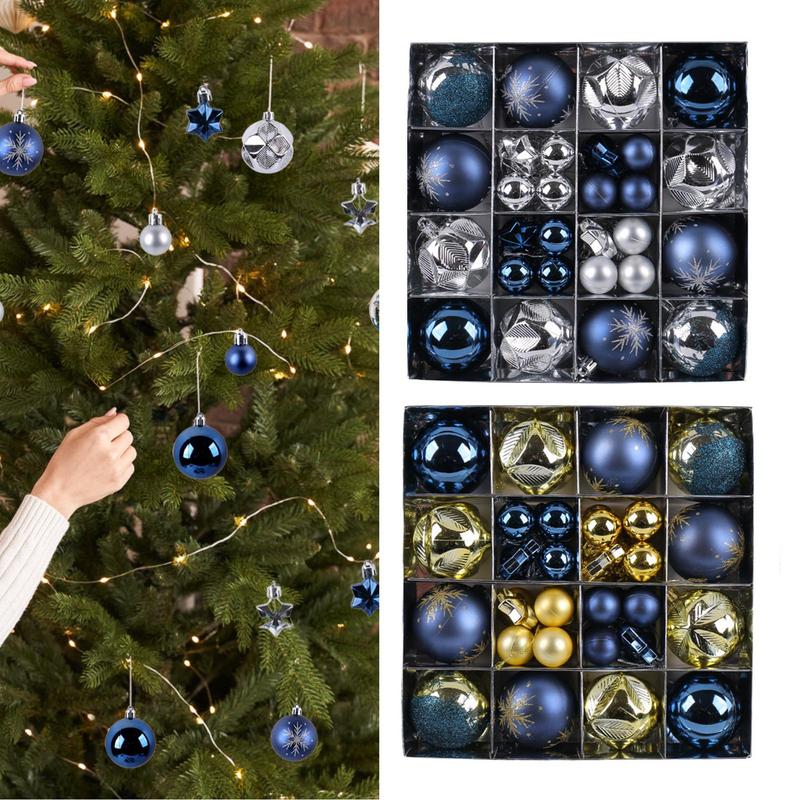 Christmas Ball Ornaments 44 Pi - đánh giá và giá Home Decor Retail Stores