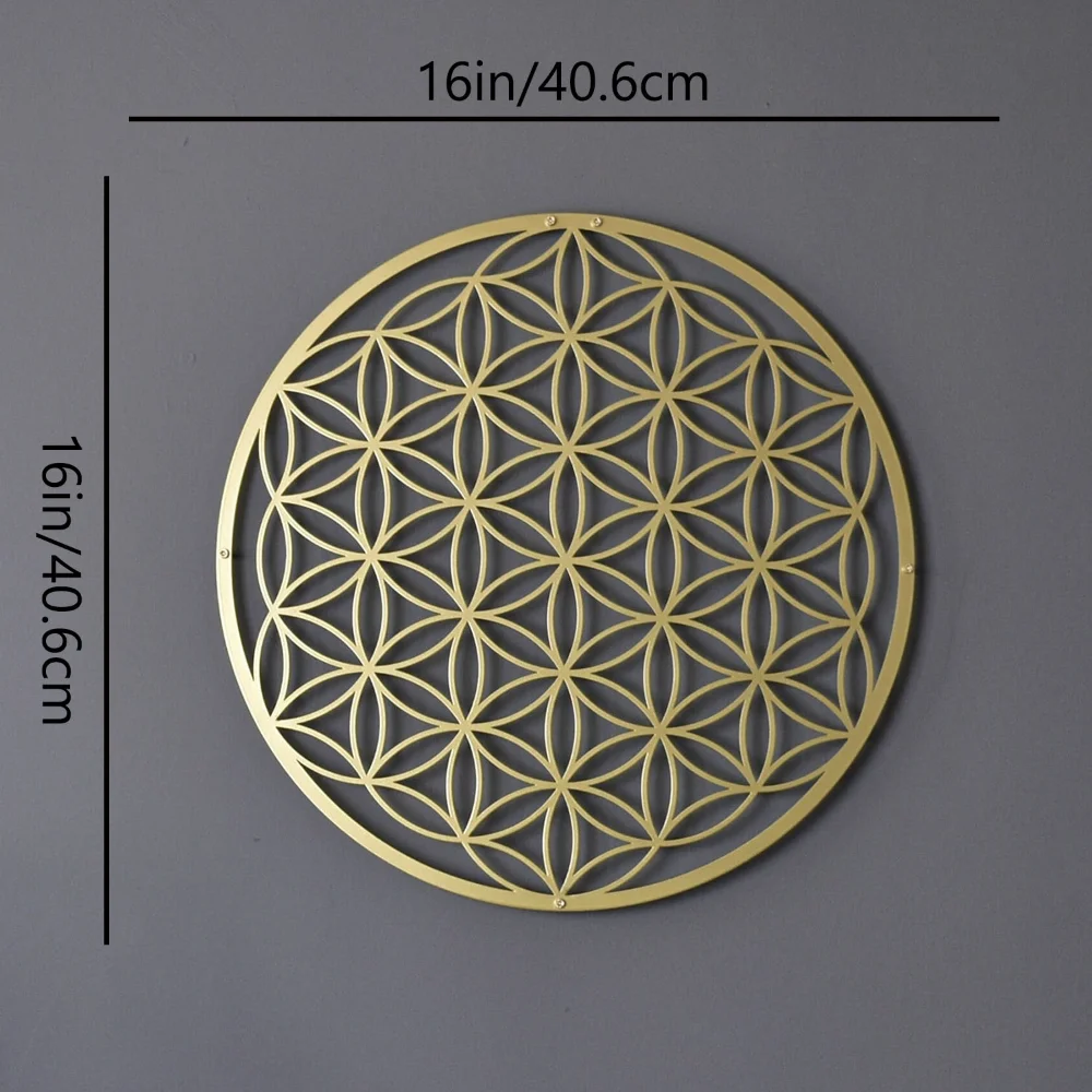 Flower of Life Metal Wall Art  - đánh giá và giá Home Decor Sofa