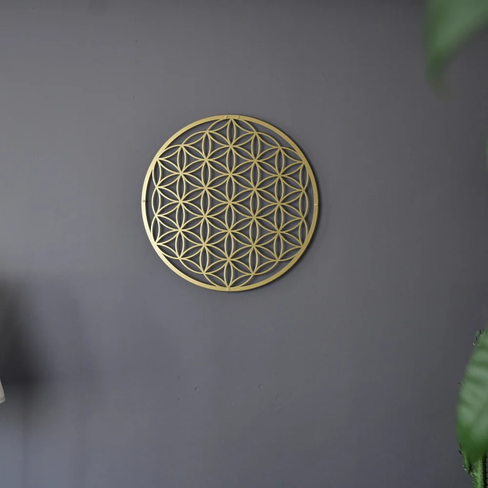 Flower of Life Metal Wall Art  - đánh giá và giá Home Decor Sofa