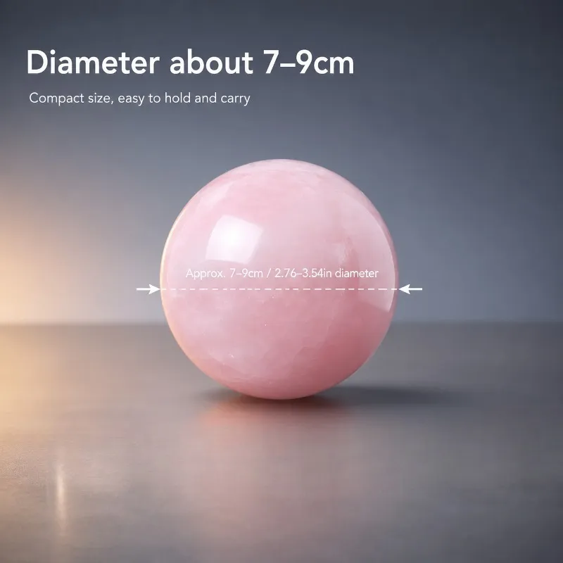 A pink rose quartz ball with a - đánh giá và giá Home Decor Enthusiast