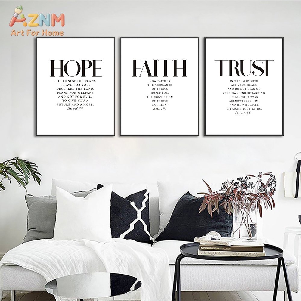 AZNM Faith Hope Joy Peace Grac - đánh giá và giá Home Decor Minimal