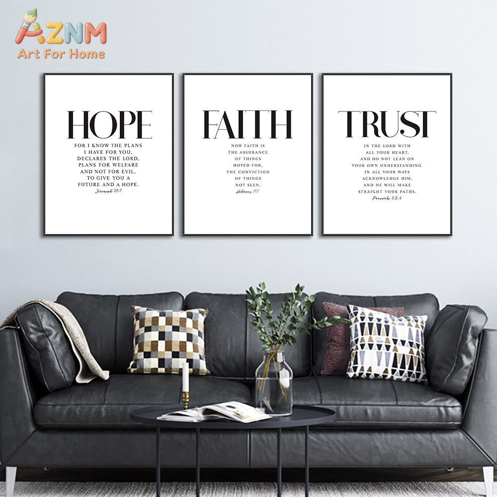 AZNM Faith Hope Joy Peace Grac - đánh giá và giá Home Decor Minimal