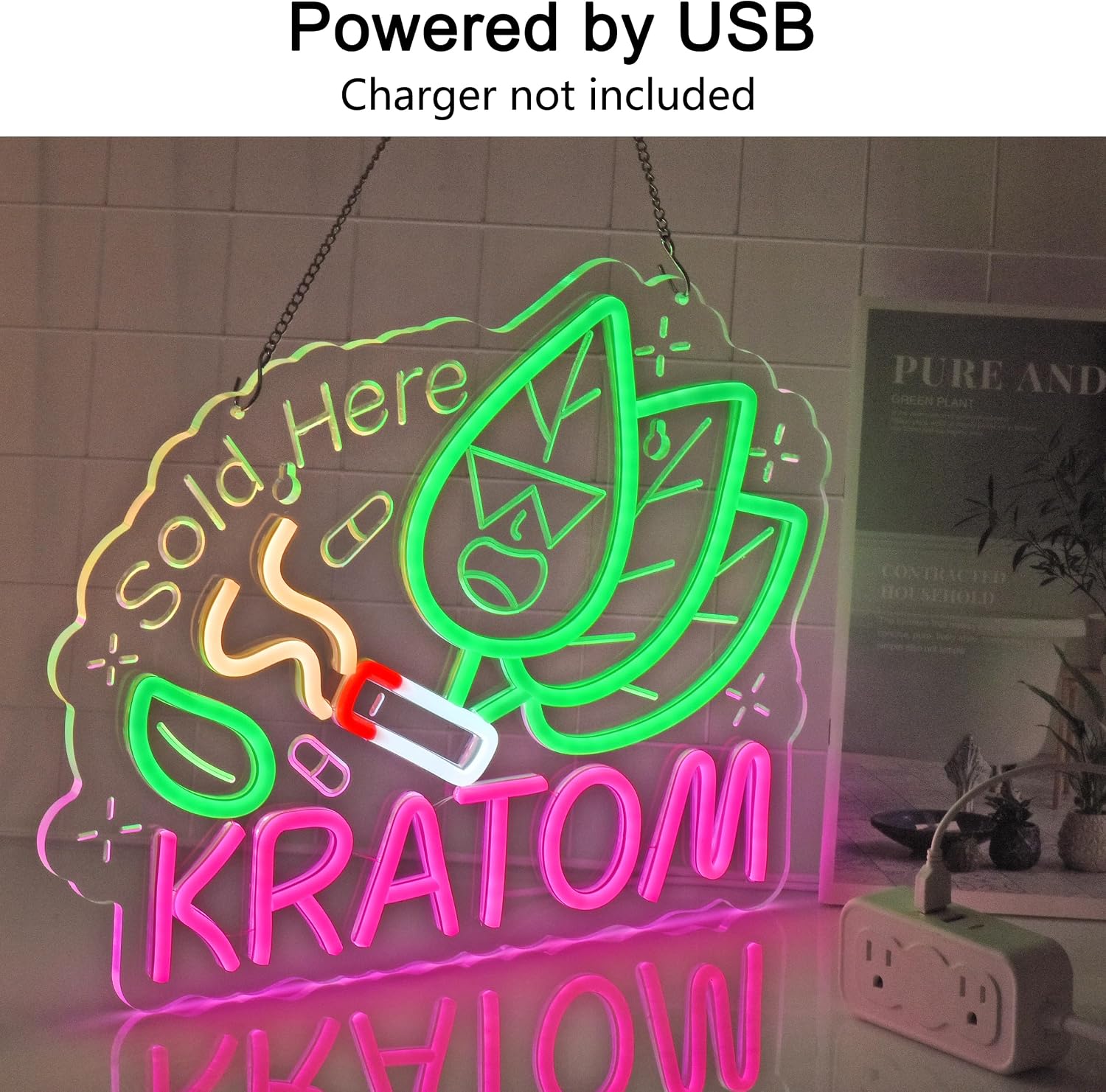 Kratom Neon Sign, Neon Light W - đánh giá và giá Home Decor Retail Stores
