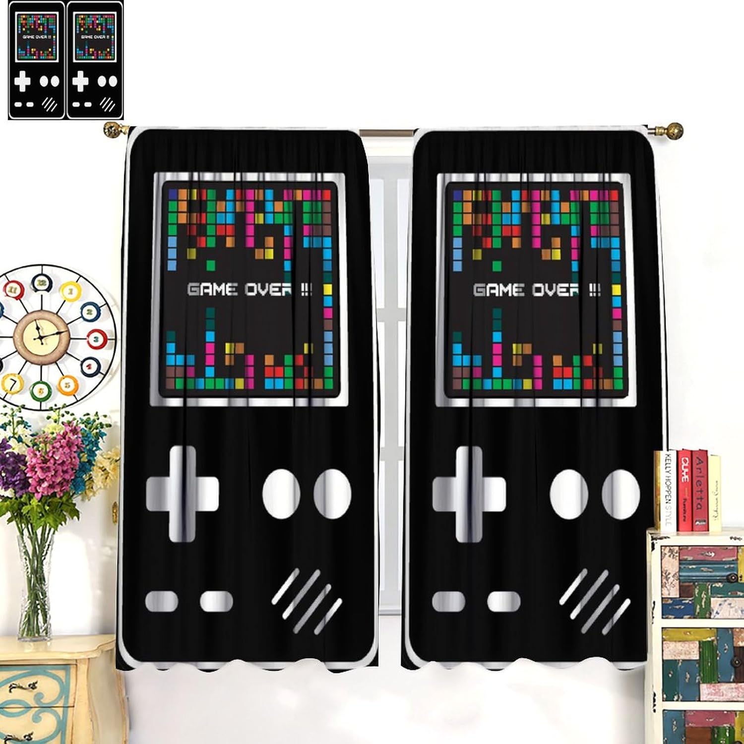 Kids Gaming Curtain for Bedroo - đánh giá và giá Home Decor Youtube Videos