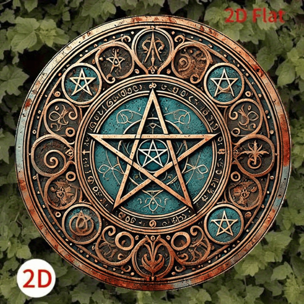 Vintage Wiccan Pentagram Metal - đánh giá và giá Home Decor Enthusiast