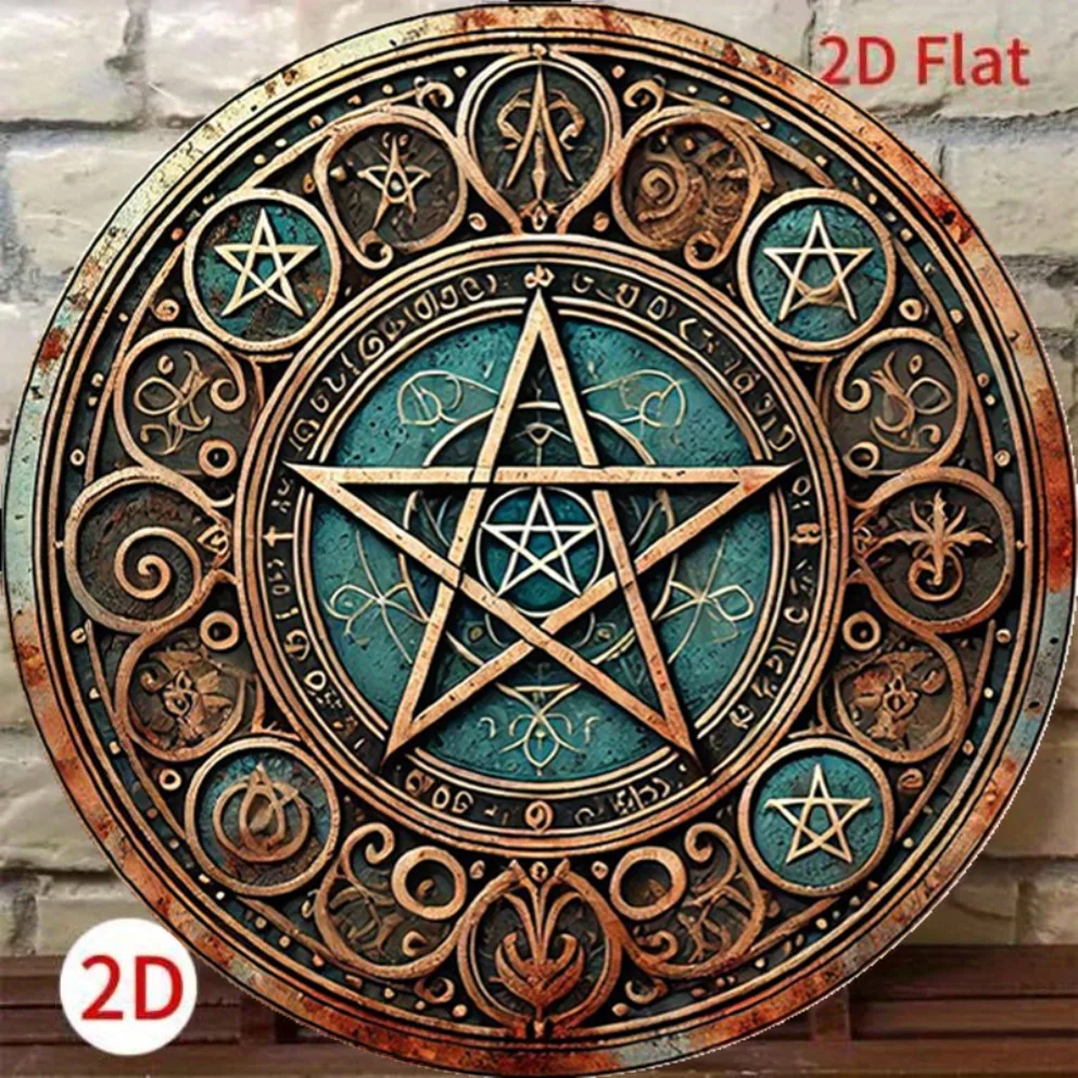 Vintage Wiccan Pentagram Metal - đánh giá và giá Home Decor Enthusiast