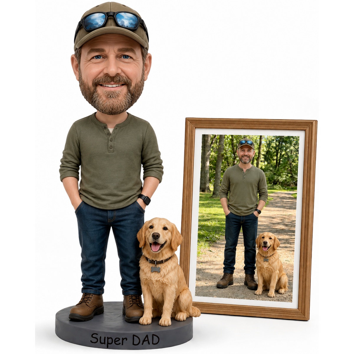 Custom Pet and Owner Bobblehea - đánh giá và giá Home Decor From Clay