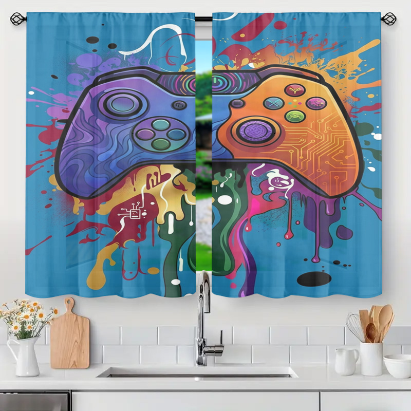 Retro Gaming Curtain Video Gam - đánh giá và giá Home Decor Youtube Videos