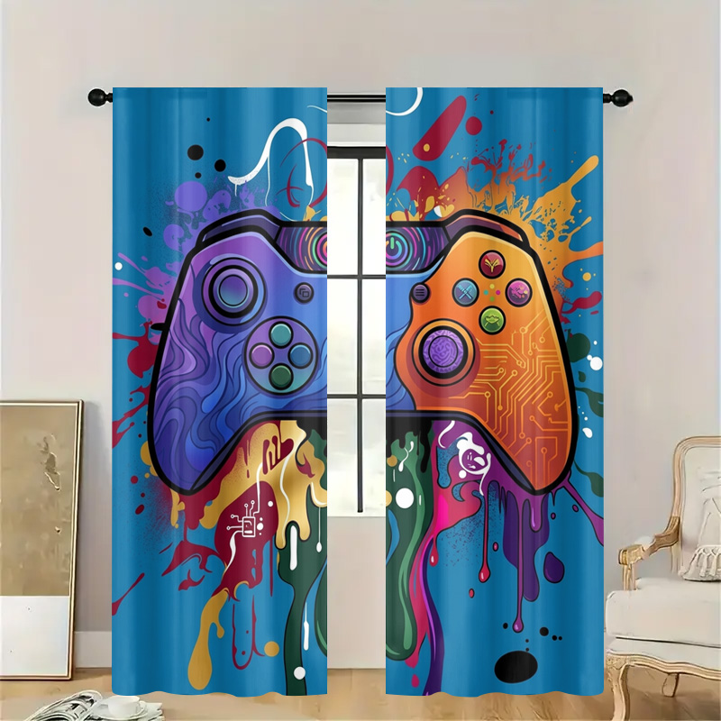 Retro Gaming Curtain Video Gam - đánh giá và giá Home Decor Youtube Videos