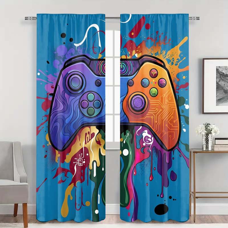 Retro Gaming Curtain Video Gam - đánh giá và giá Home Decor Youtube Videos