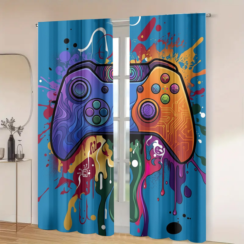 Retro Gaming Curtain Video Gam - đánh giá và giá Home Decor Youtube Videos