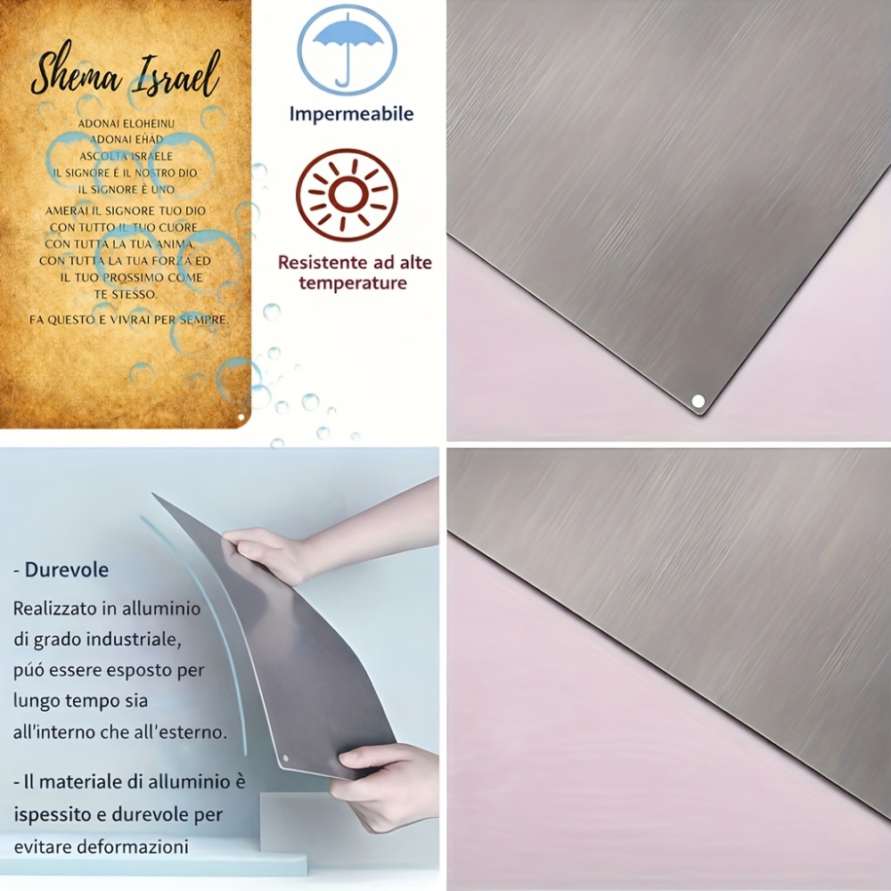 CIFBUY  Hebrew Scripture Alumi - đánh giá và giá Home Decor In