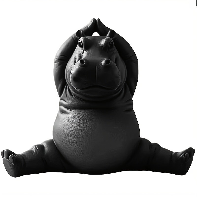 1 X Hippo Statue Ornament - Du - đánh giá và giá Home Decor Enthusiast