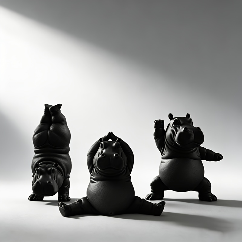 1 X Hippo Statue Ornament - Du - đánh giá và giá Home Decor Enthusiast