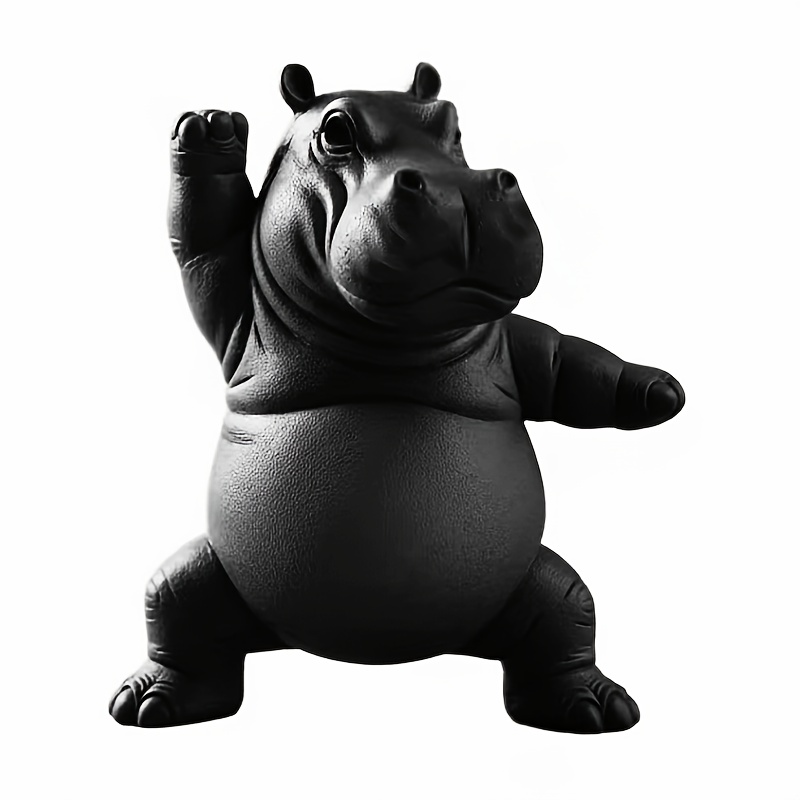 1 X Hippo Statue Ornament - Du - đánh giá và giá Home Decor Enthusiast