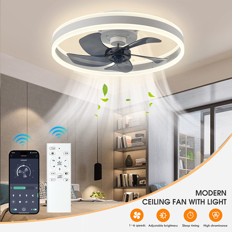 LED Ceiling Light Fan With APP - đánh giá và giá Home Decor App
